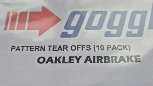 Oakley airbrake tearoff lens - oakley,